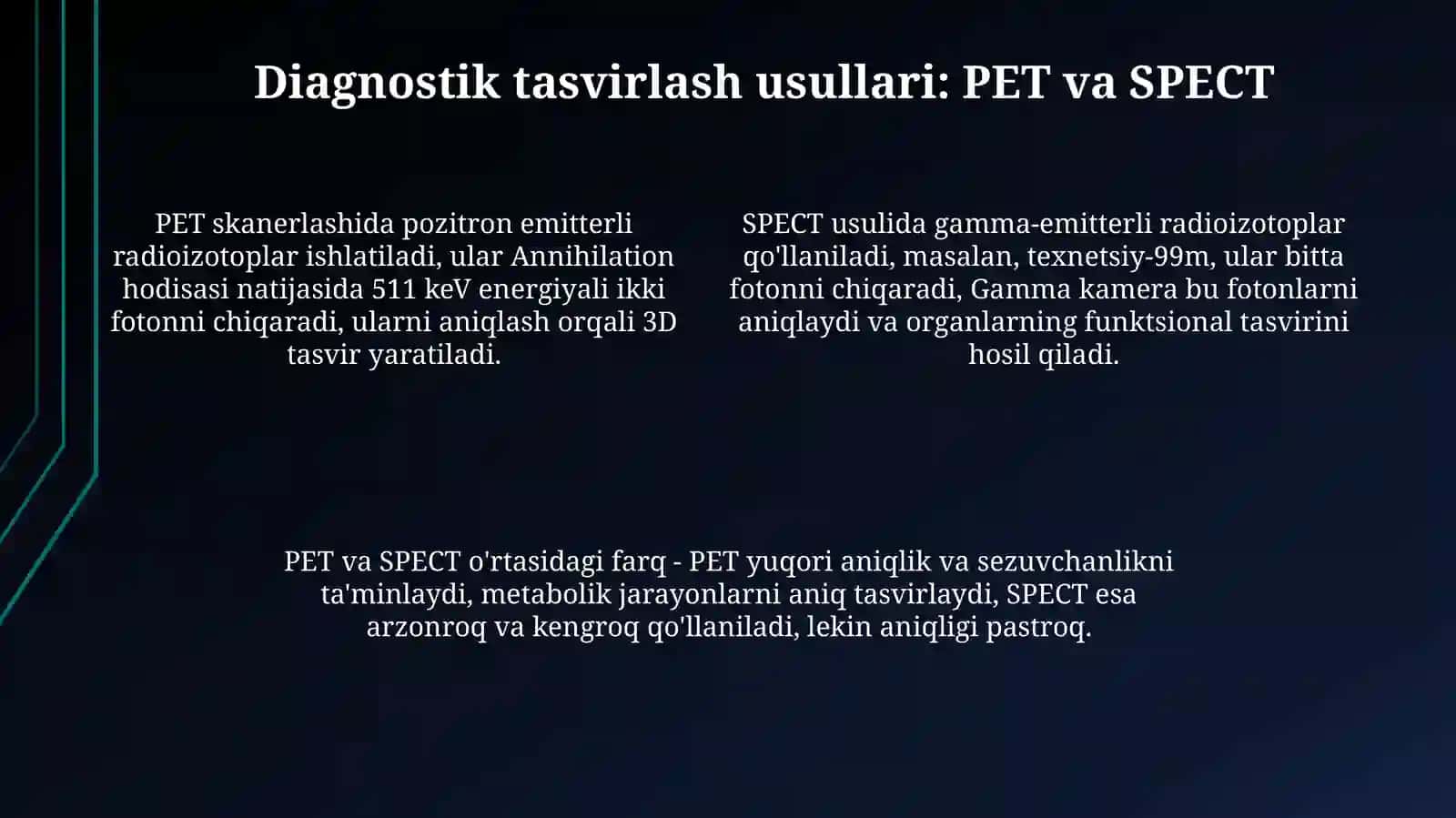Yadro kimyosining tibbiyotdagi o'rni 4
