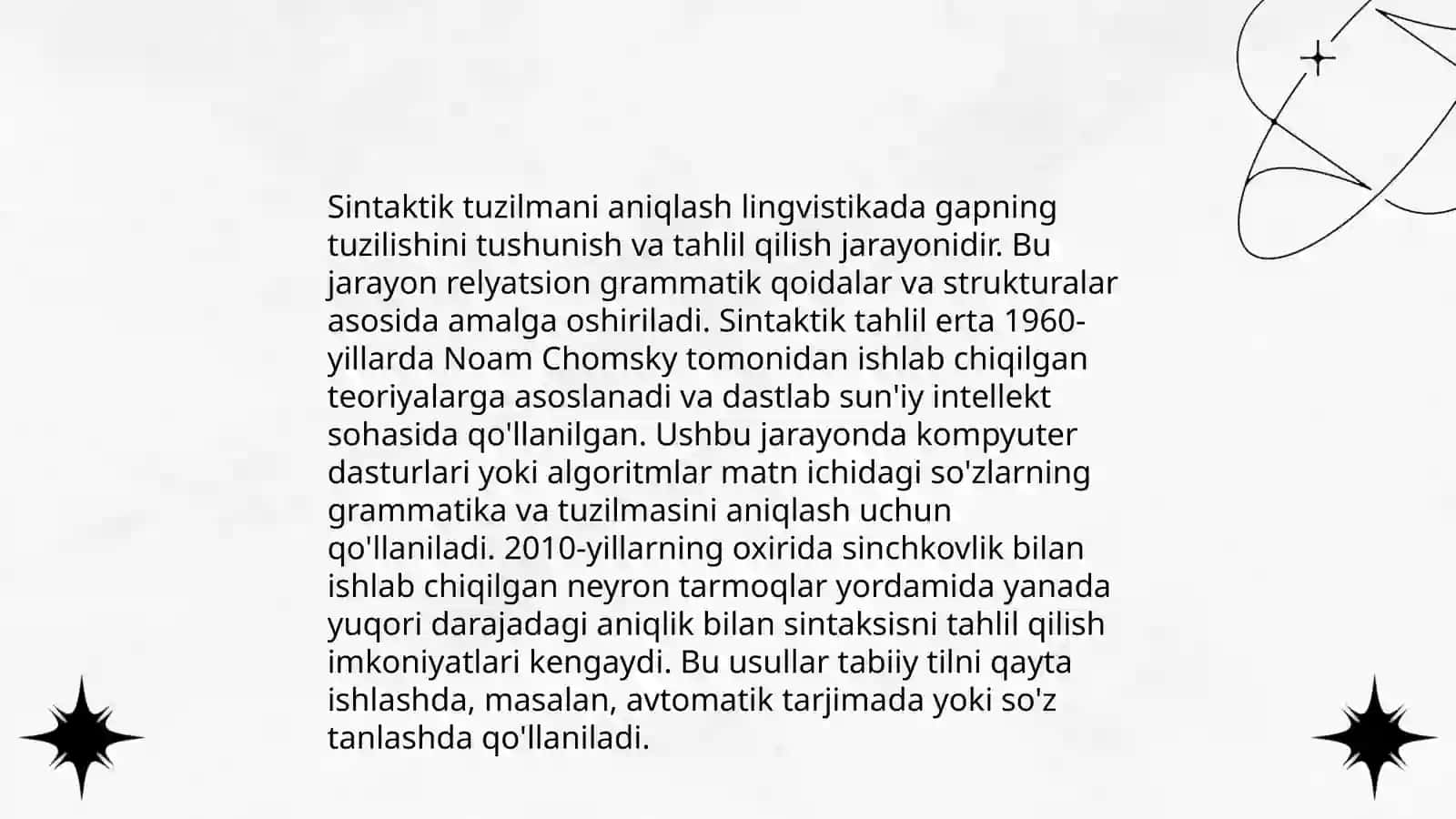 Matinni lingvistik tahlil qilish 4