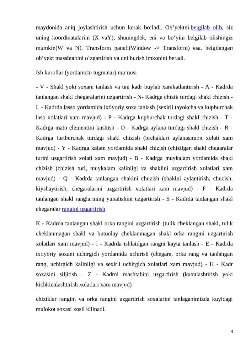 Micromedia Flash dasturi va imkoniyatlari 4