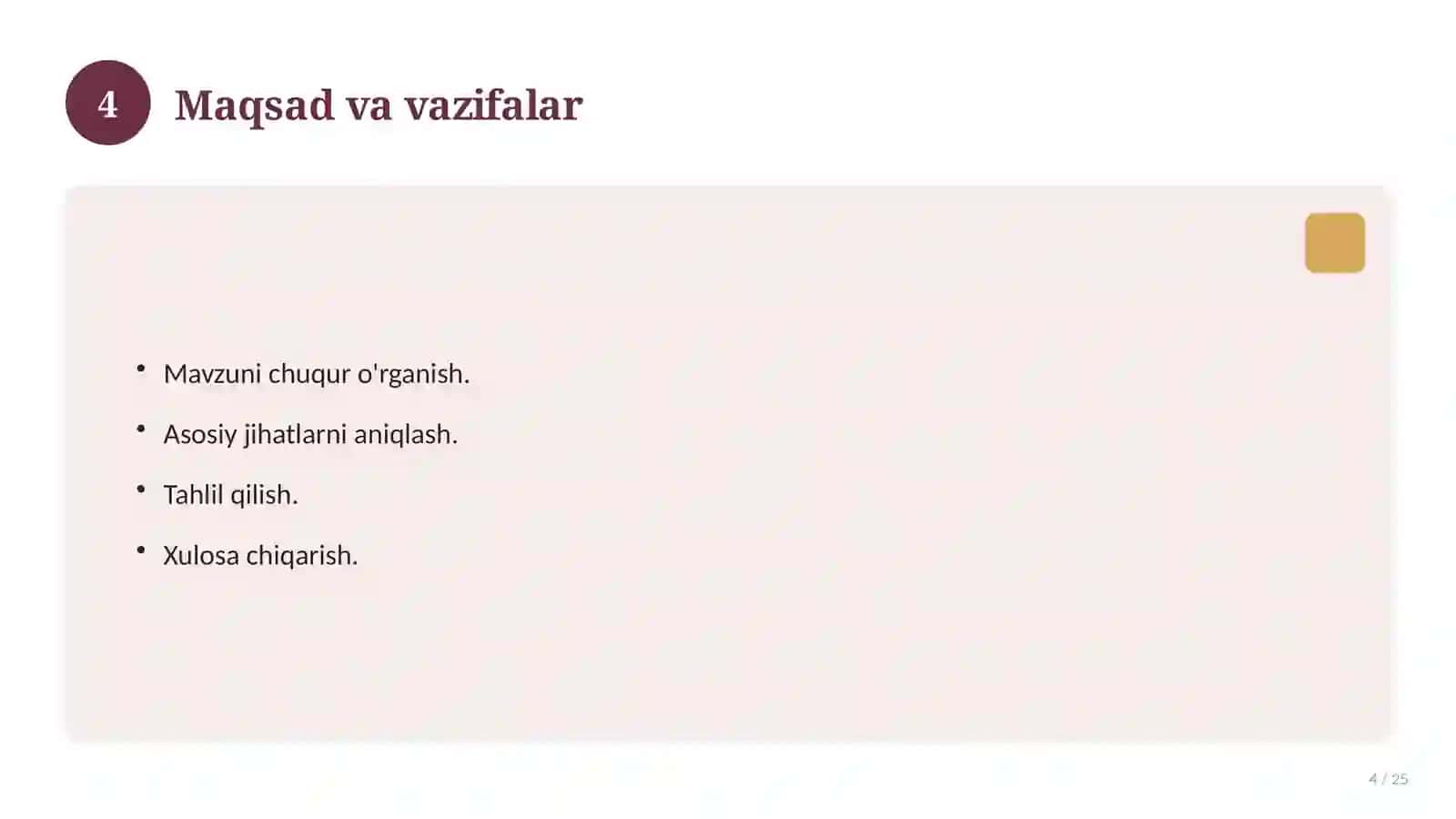 Olot tumanining “Aholi punktlarini hududlar bo’yicha taqsimlanish loyihasi 4