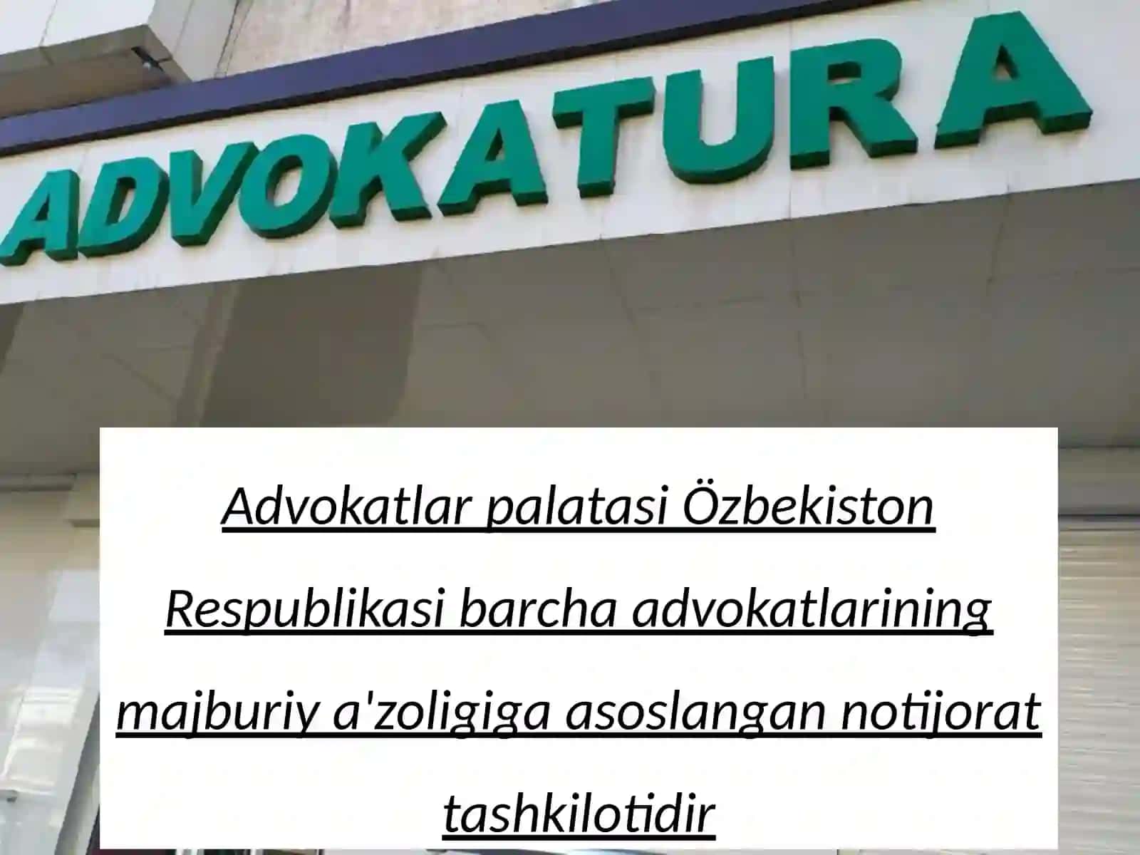 Özbekiston Eespublikasida Advokatlik maqomiga egab ölištartibi. Advokaturaning tashkiliyshakllari 4