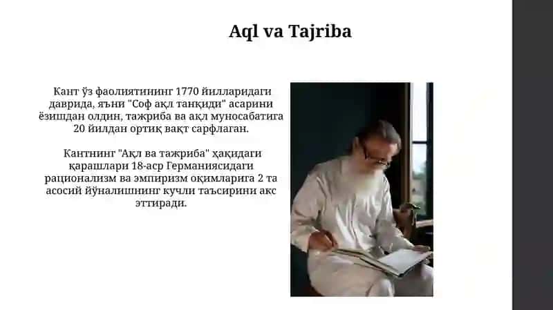 Kant falsafasi 4
