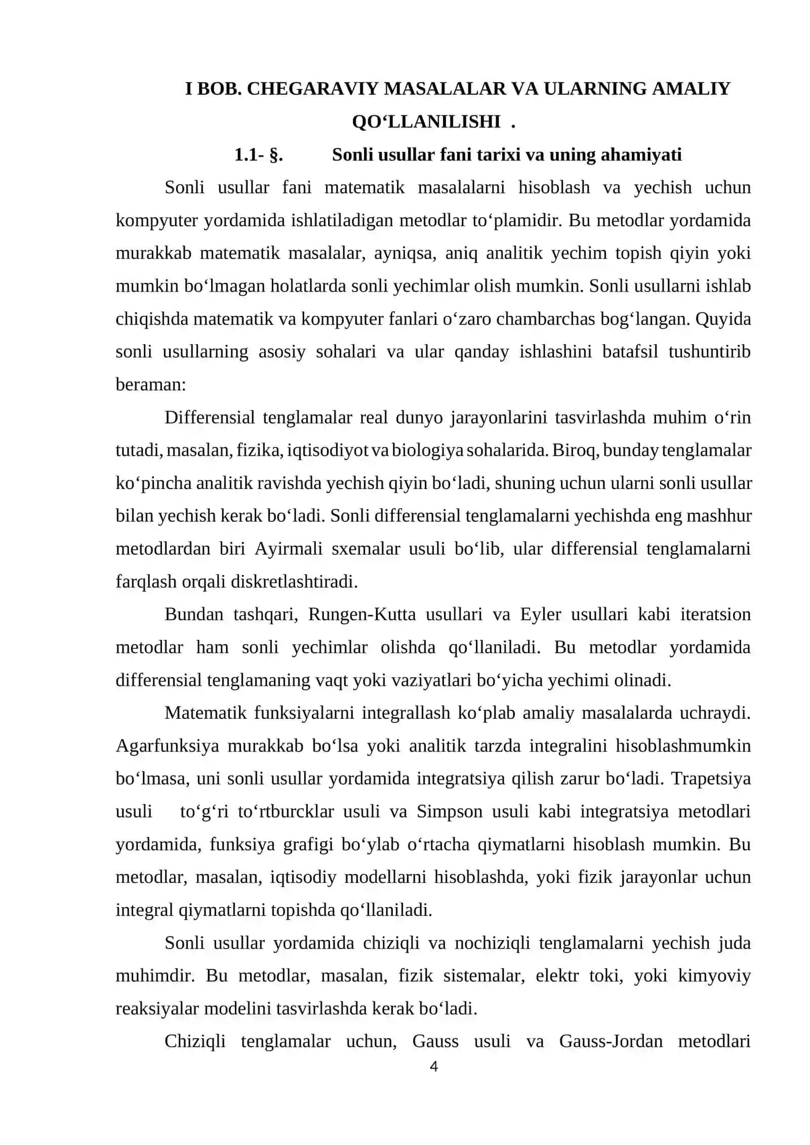 IKKINCHI TARTIBLI CHIZIQLI BO‘LMAGAN CHEGARAVIY MASALANI KOLLOKASIYA USULIDA YECHISH 4