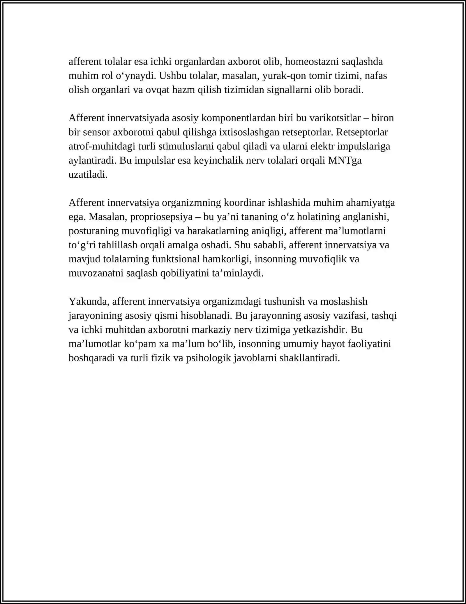 AFFERENT INNERVATSIYA HAQIDA TUSHUNCHA 4