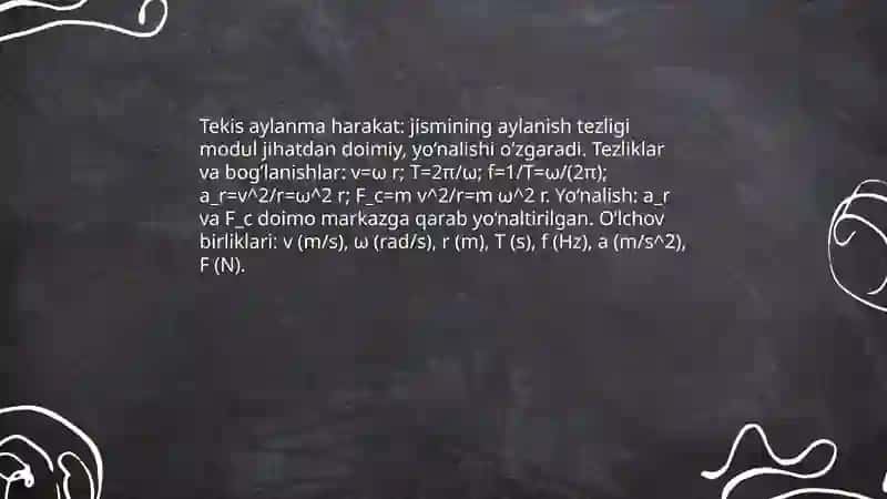 Aylanma harakat 4