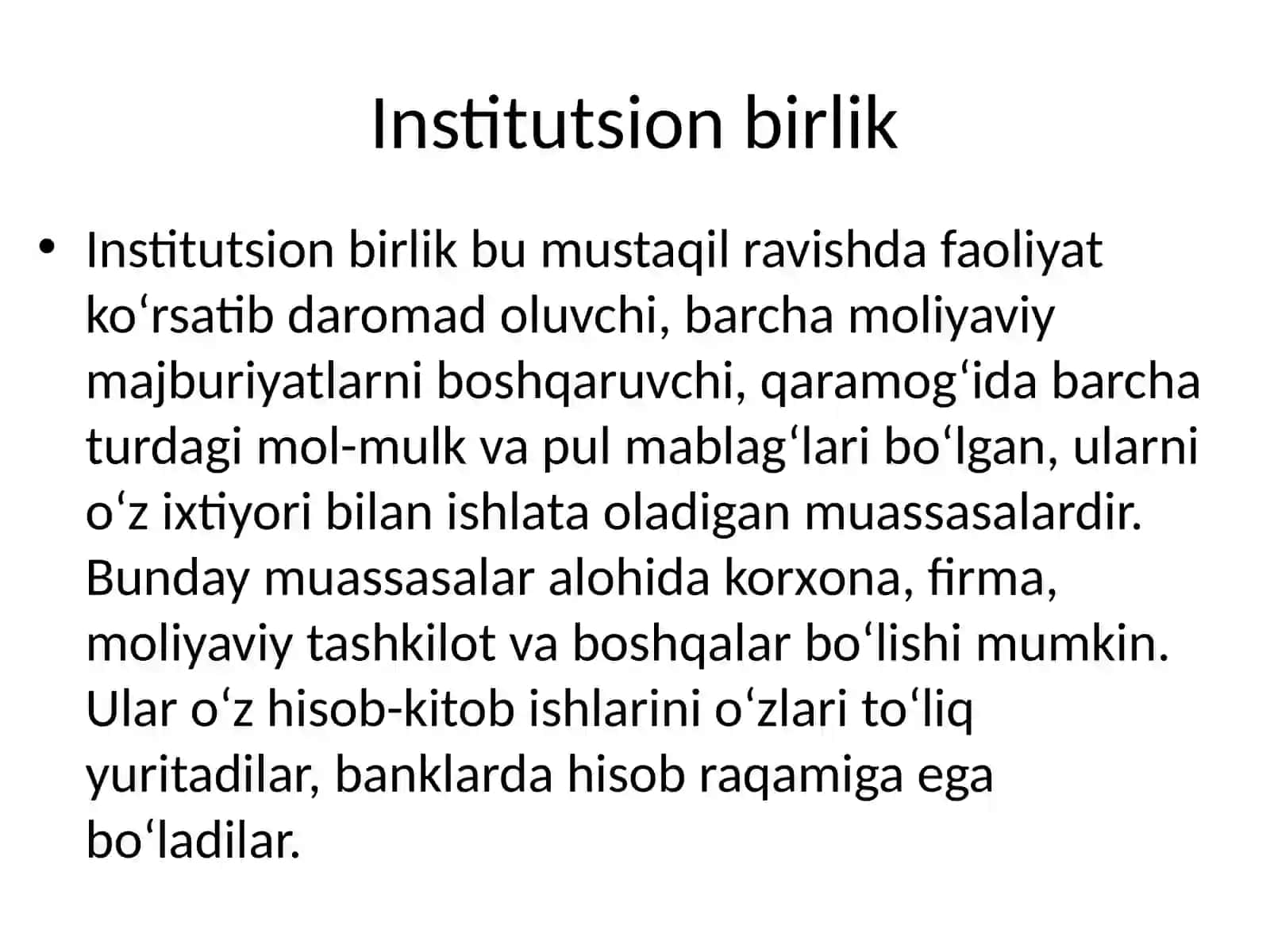 Milliy hisoblartizimidaiqtisodiy faoliyat natijalarini ifodalovchi ko’rsatkichlar tizimi 4