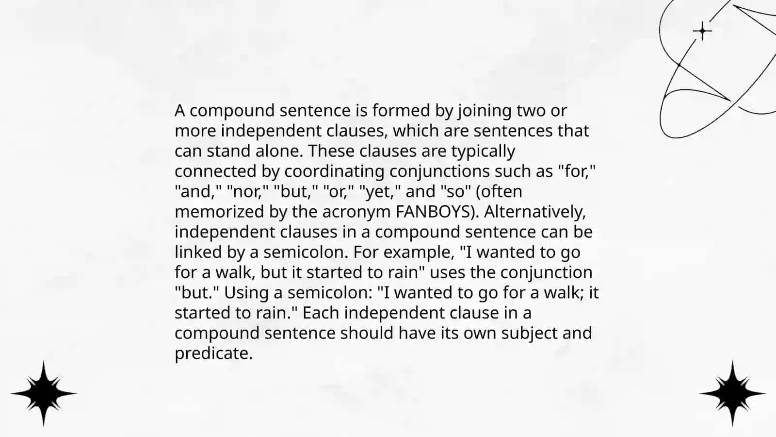 Compound Sentences 4