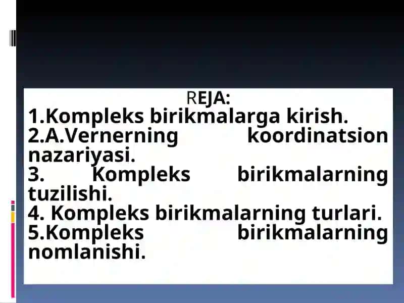 KOMPLEKS BIRIKMALAR (I-QISM) 4