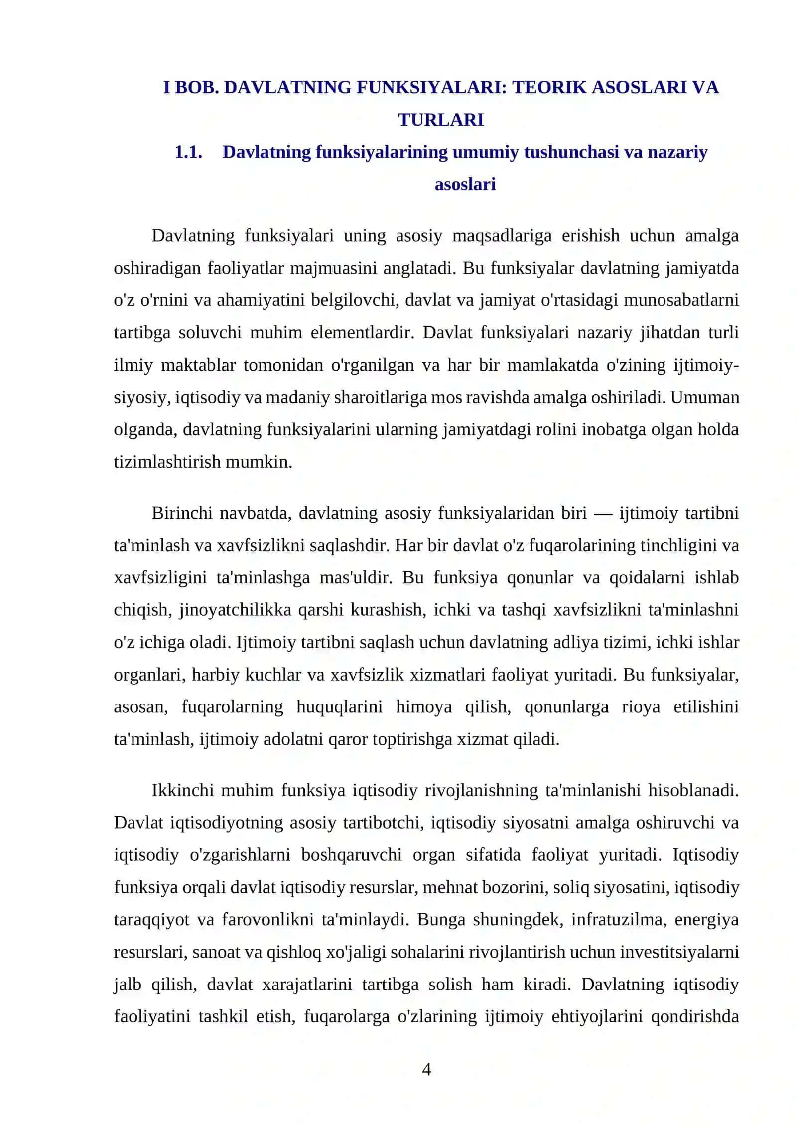 Davlatning funksiyalari va vazifalari 4