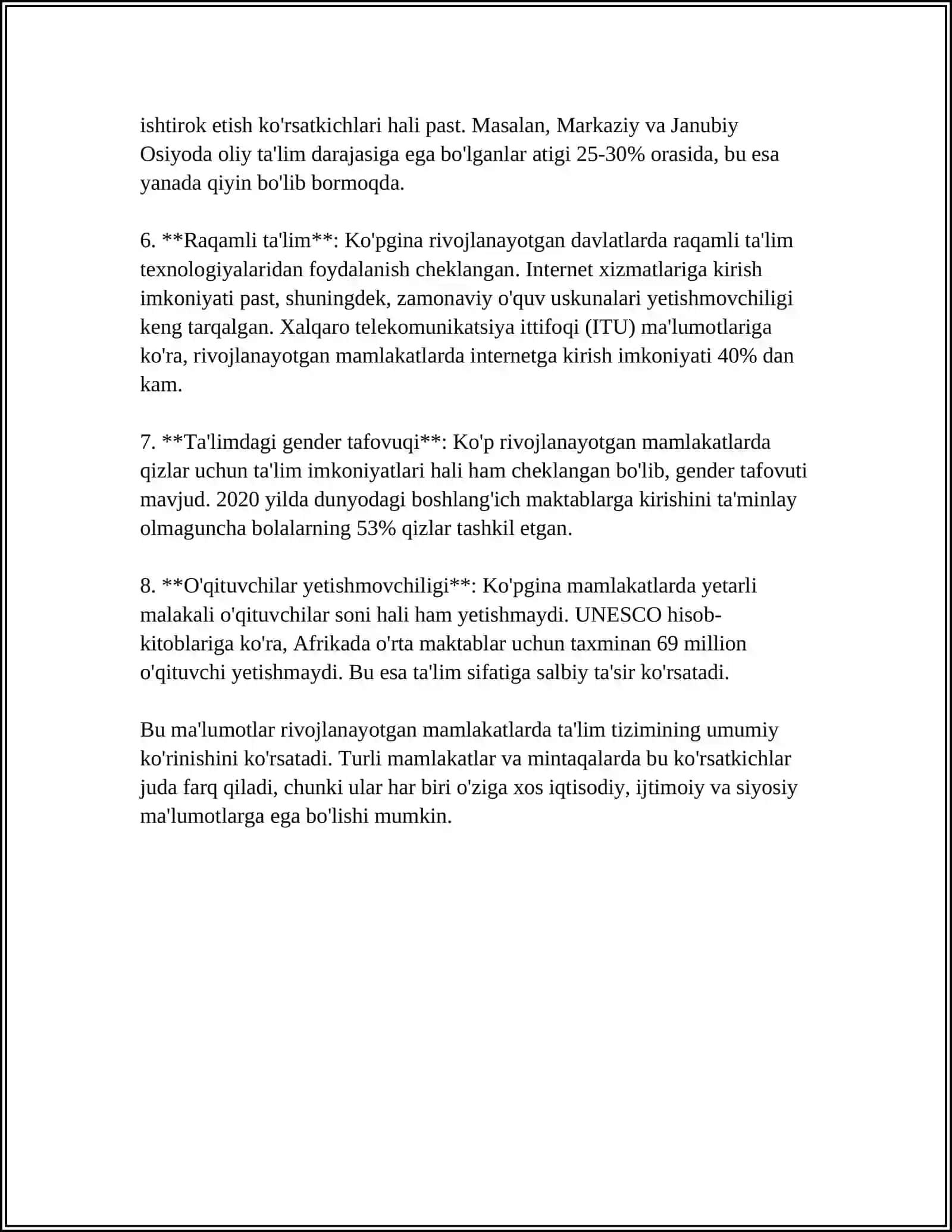 IQTISODIY RIVOJLANGAN DAVLATLARDA TAʼLIM TIZIMI 4