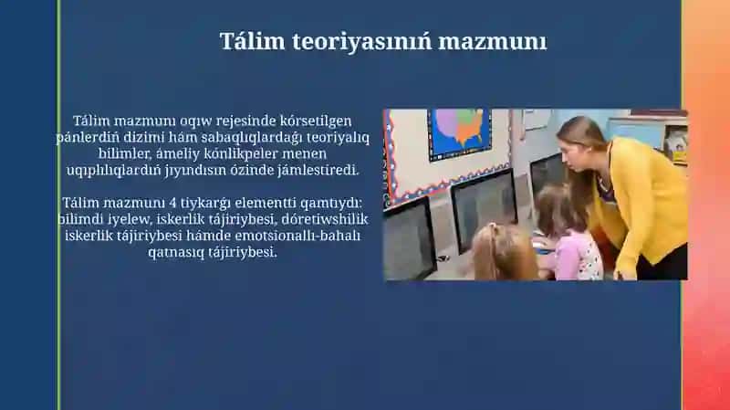 Didaktika-tálim teoriyası 4