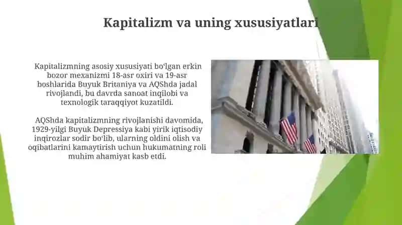 Amerika iqtisosiy tizimlari 4