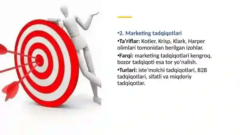 Marketing tadqiqotlari va axborotlar tizimi 4