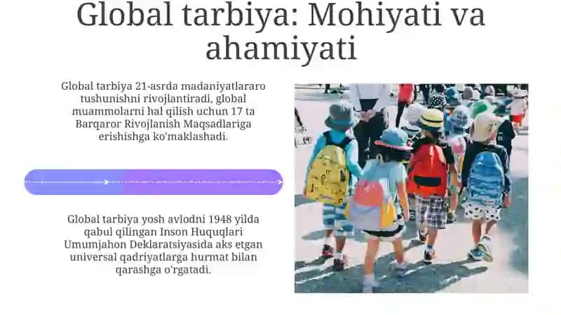 Milliy va global tarbiya: asosiy tushunchalar va tamoyillar 4