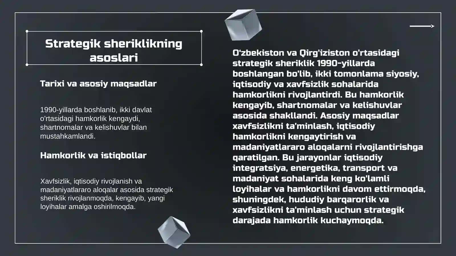 Hududiy hamkorlik va strategik sheriklik asoslari 4