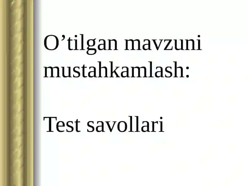 Mehnat muhofazasi kursi 4