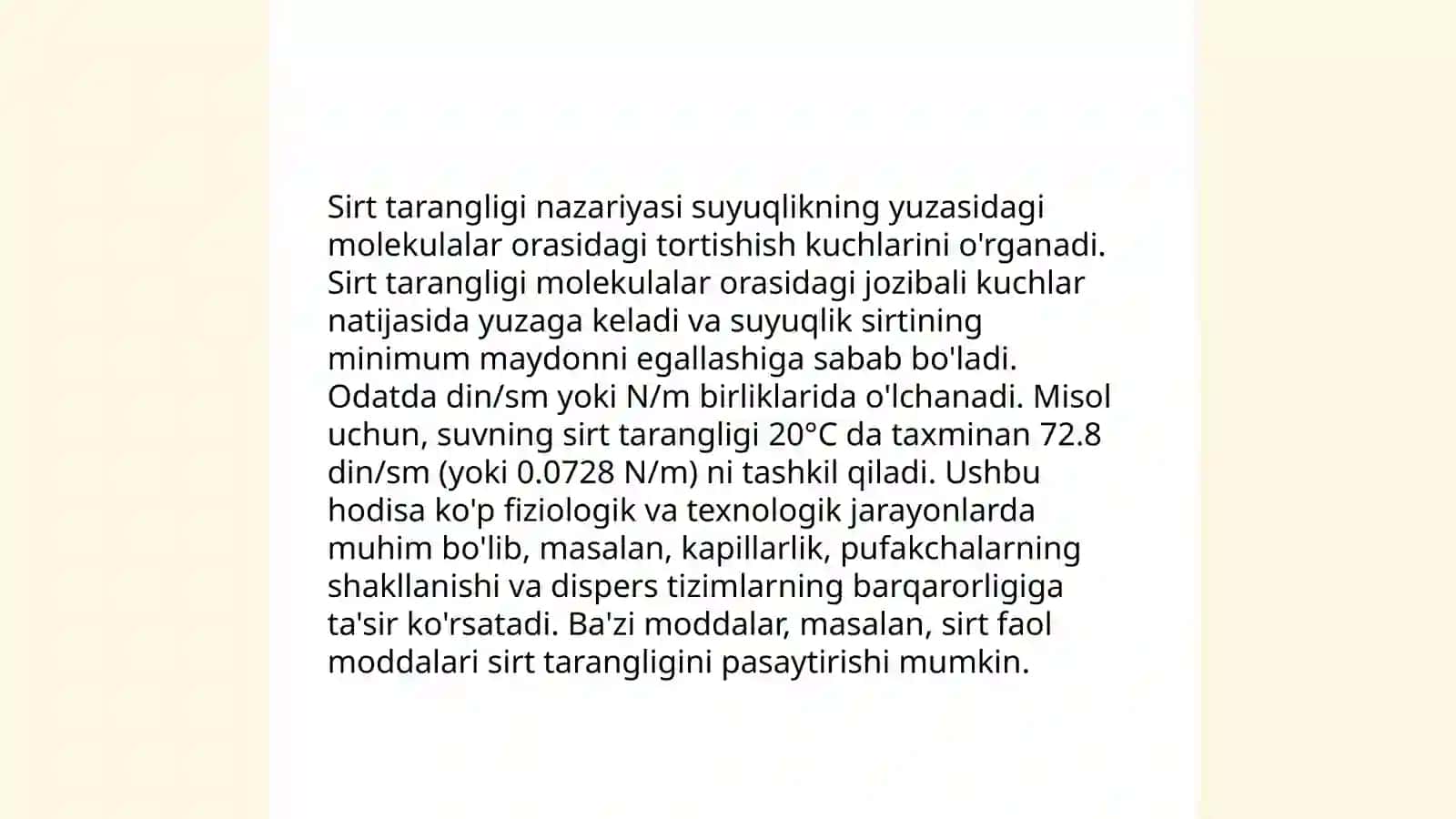 Sirt tarangligi aniqlash usullari 4