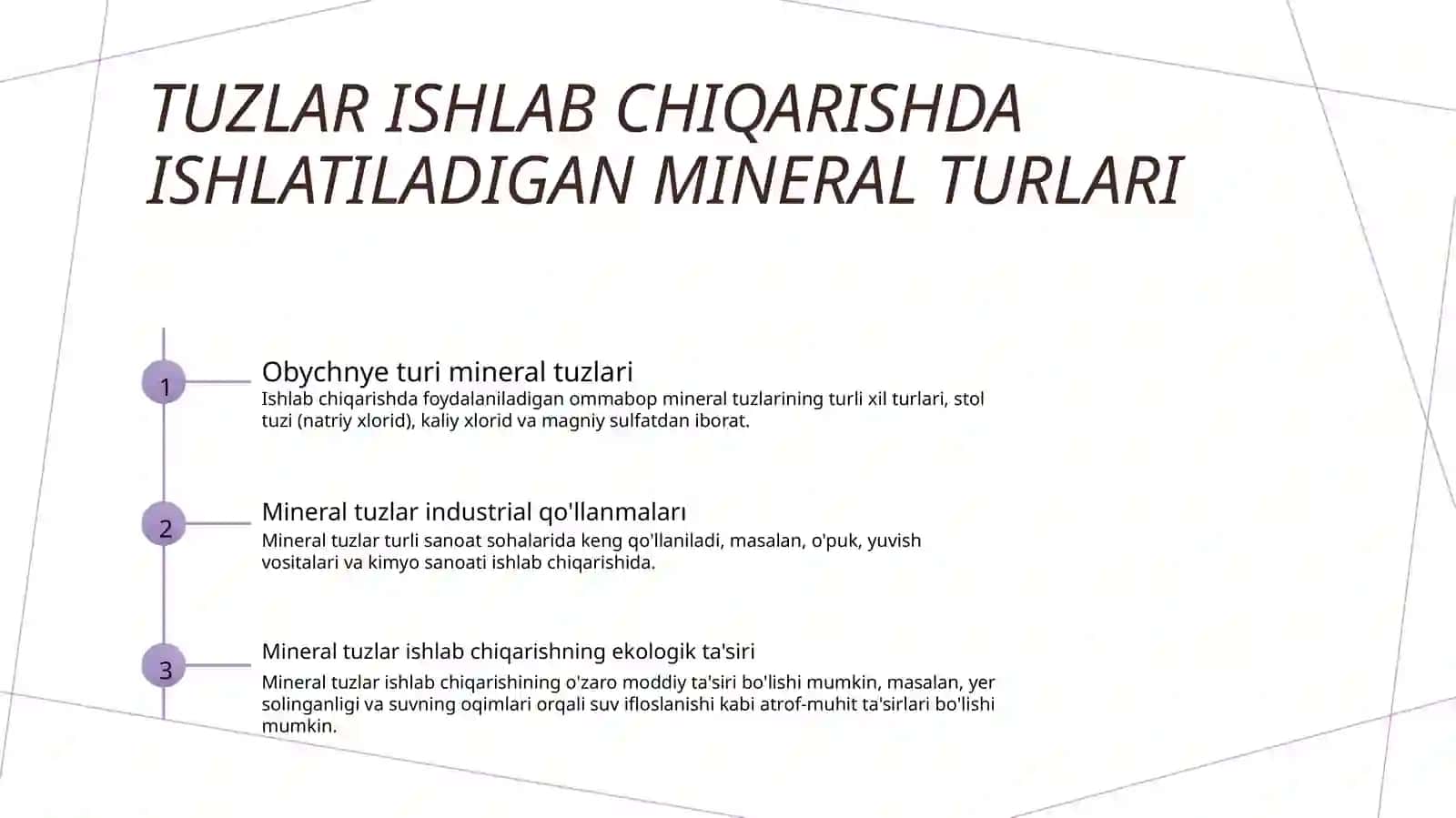 Mineral tuzlar ishlab chiqarish 4