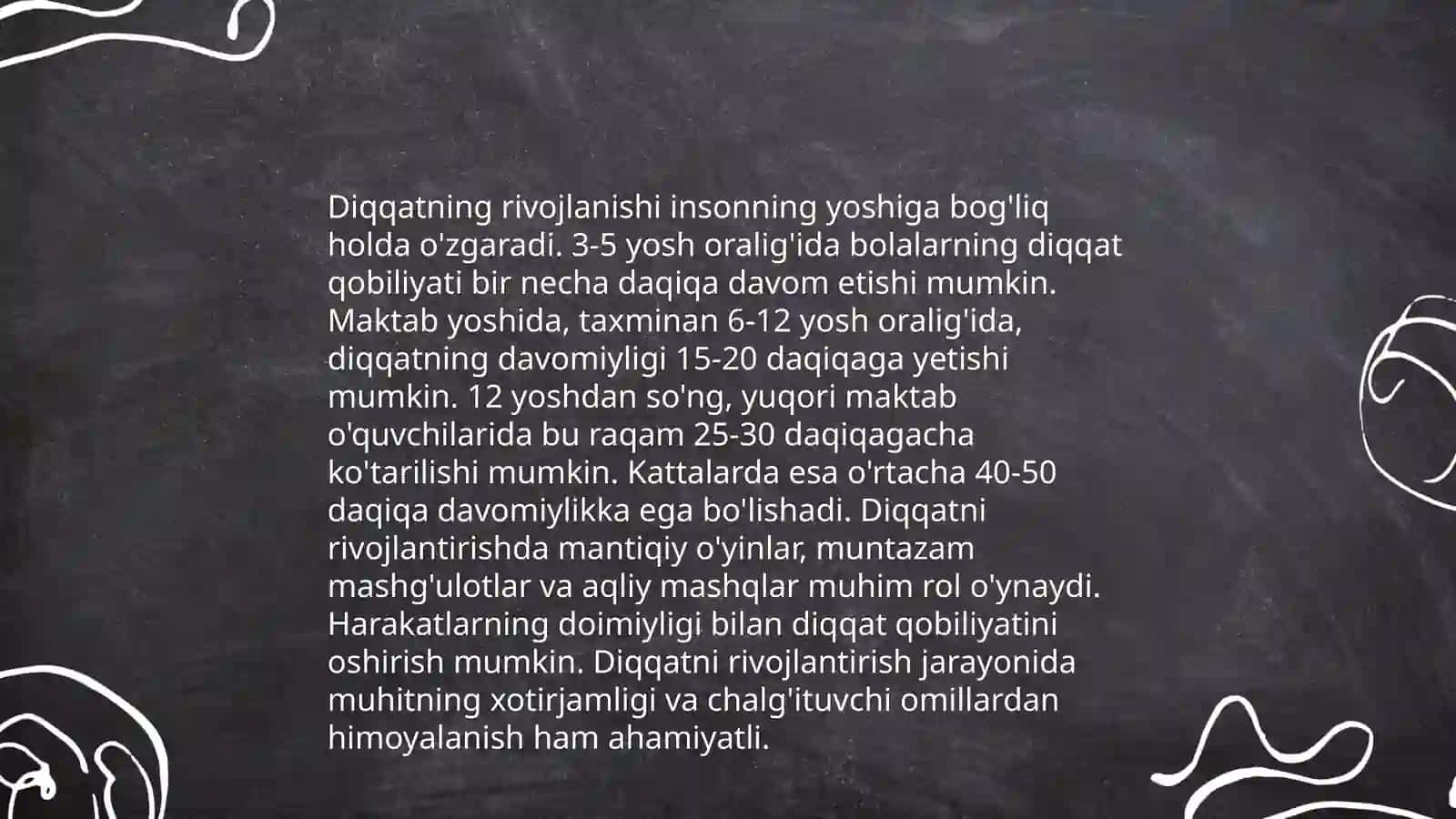 Diqqat turlari 4