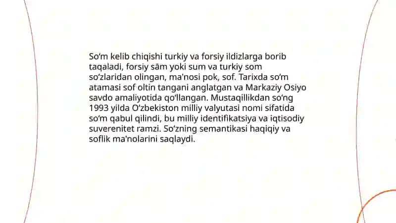 Oʻzbekiston Milliy Valyutasi 4