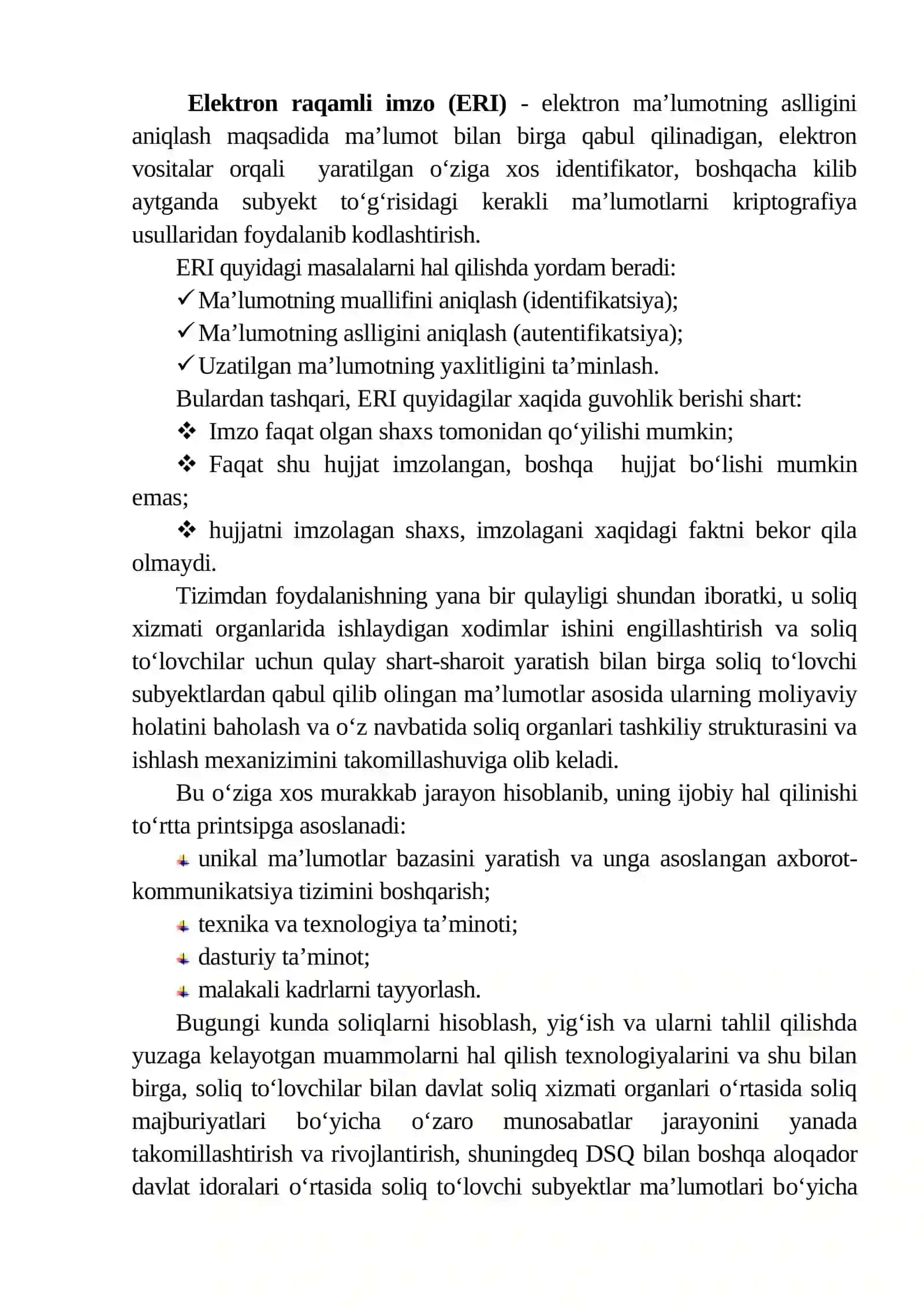ELEKTRON HISOBOT VA UNI JO‘NATISh TARTIBI 4