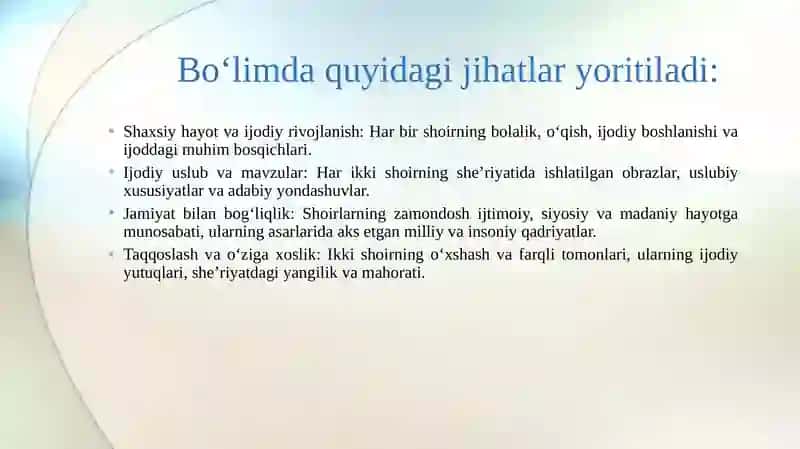 N.Karimovning ,,XX asr manzaralari"kitobidan " ikki sohir, ikki javohir" bo'limi. 4