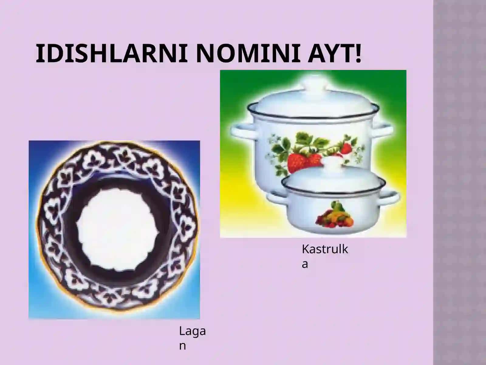 Maktabgacha ta’lim muassasalarida idish-tovoqlar mavzusi 4
