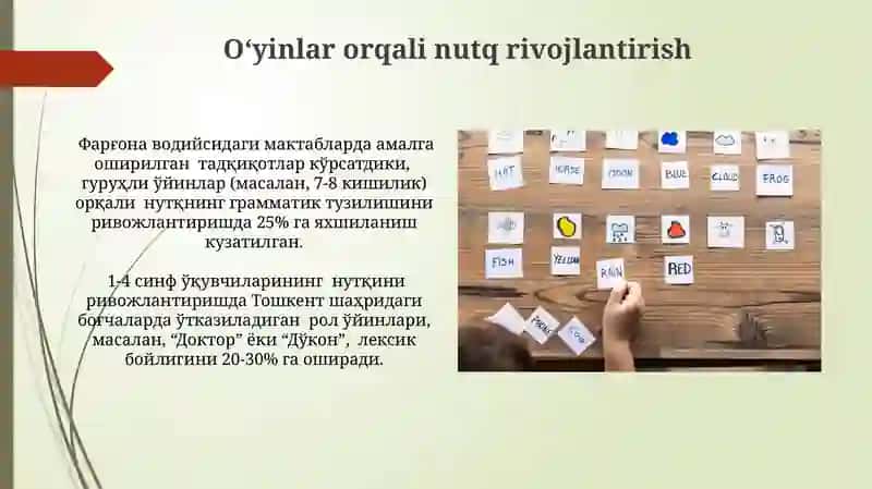 Dramatizatsiya va rollarni oʻynash 4