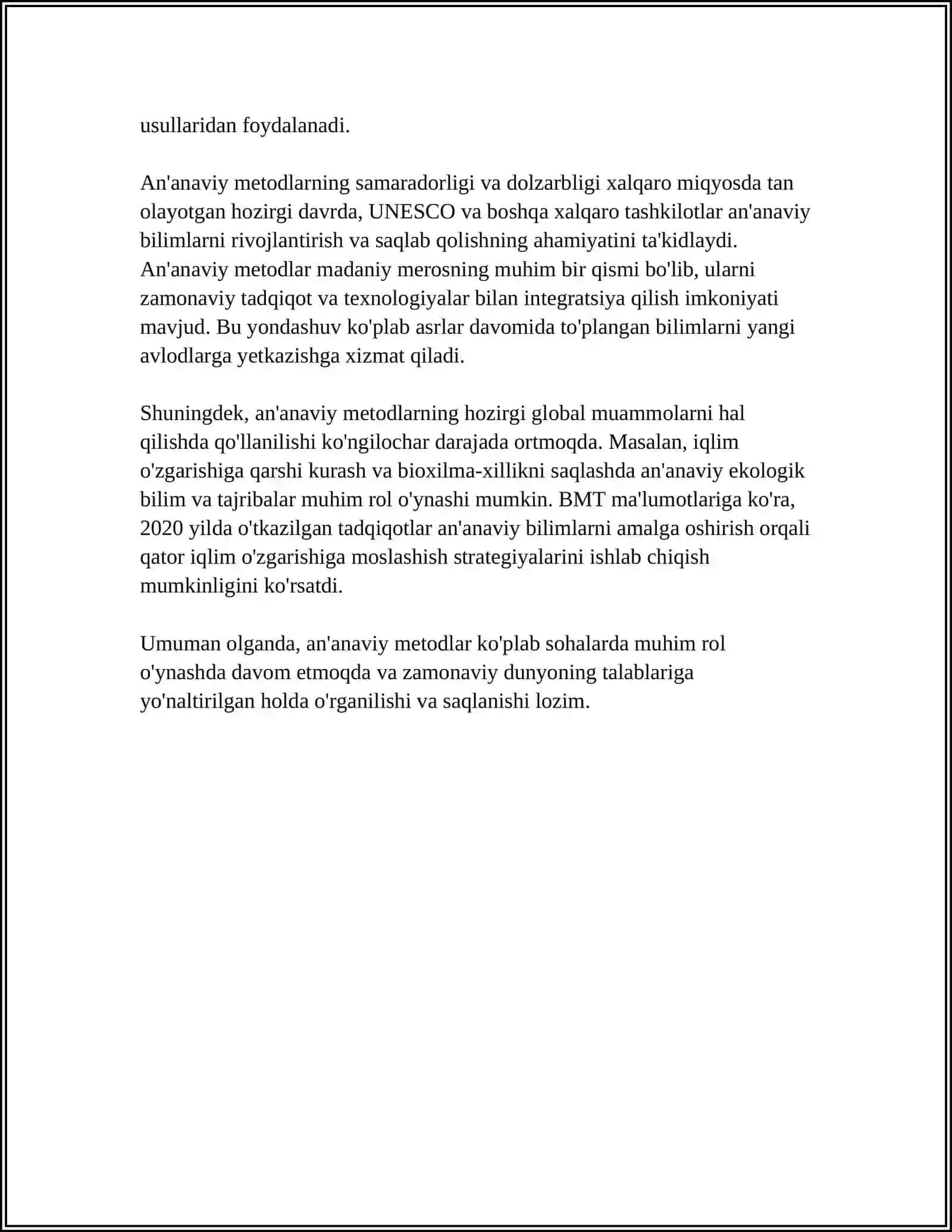 ÖQITISH METODLARINI ÖQITISH JARAYONIDA ÖRNI VA VAZIFASI 4