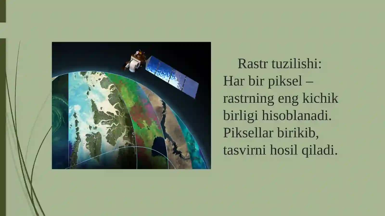 RASTR MA'LUMOTLARNI TAHLIL QILISH 4