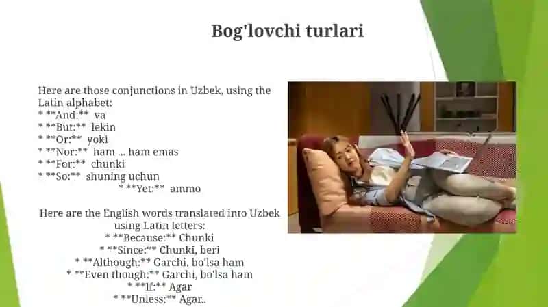 Matn qismlarini bogʻlovchi vositalar 4