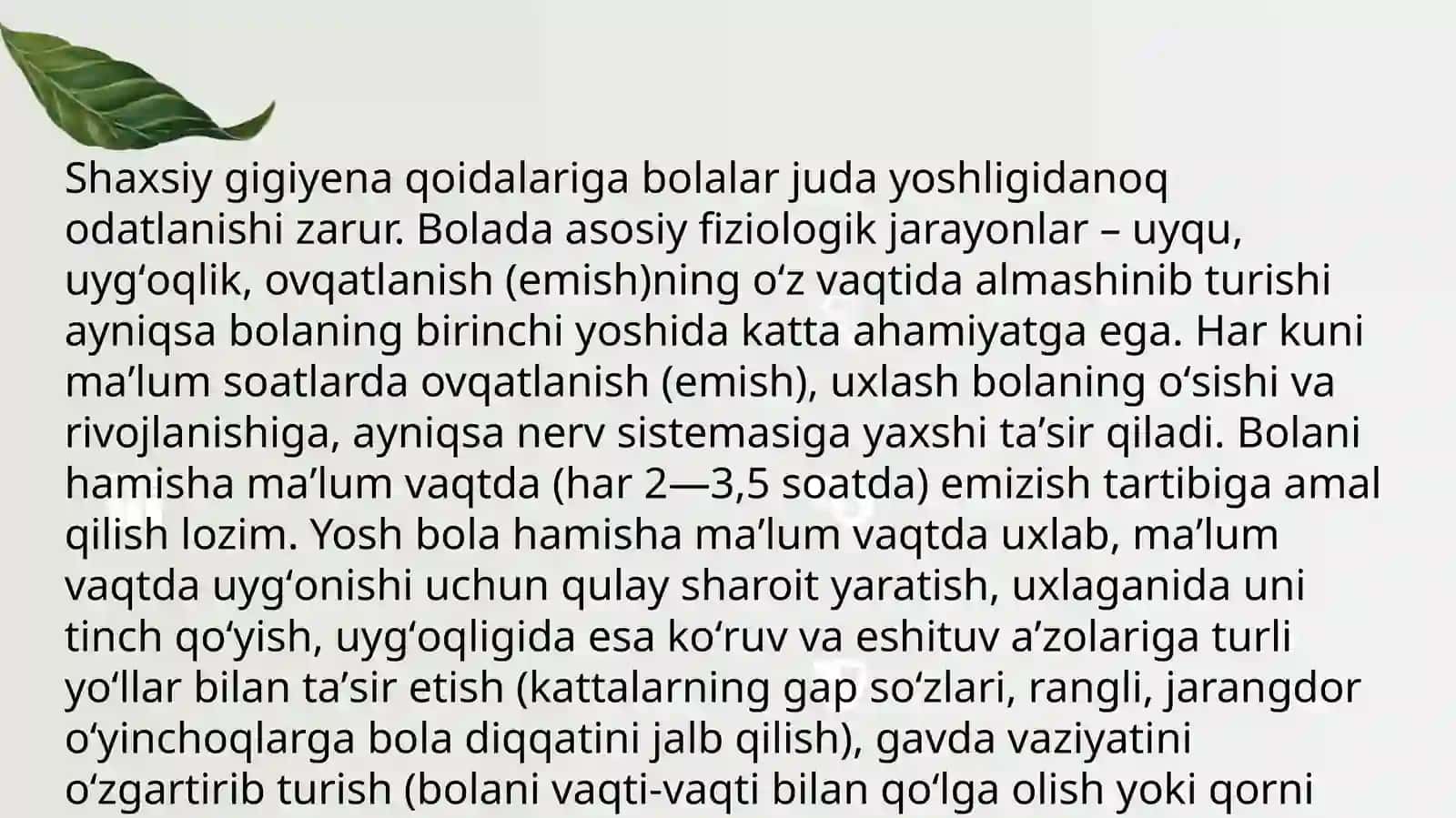 Bolalarni gigiyenik tarbiyalash 4