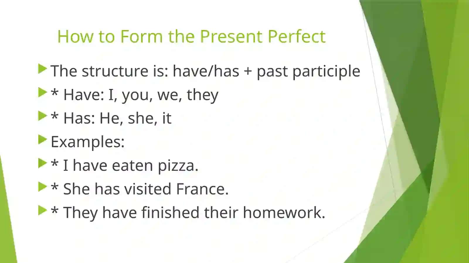 The Present Perfect Tense: Connecting Past and Present 4