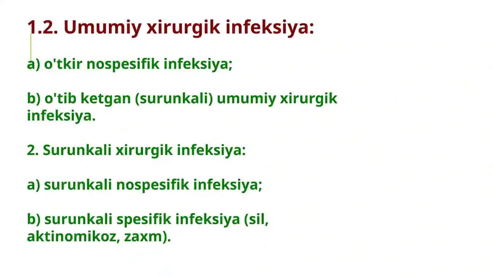 Yumshoq to'qimalar xirurgik infeksiyasi 4