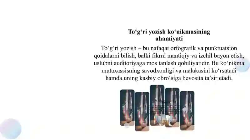 Soft skills – to‘g‘ri yozish, har xil turdagi matnlar bilan ishlash va qayta yaratish 4