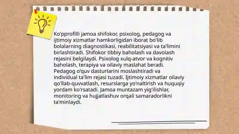 Bolalarning Rivojlanish Diagnostikasi va Baholash Metodikalari 4
