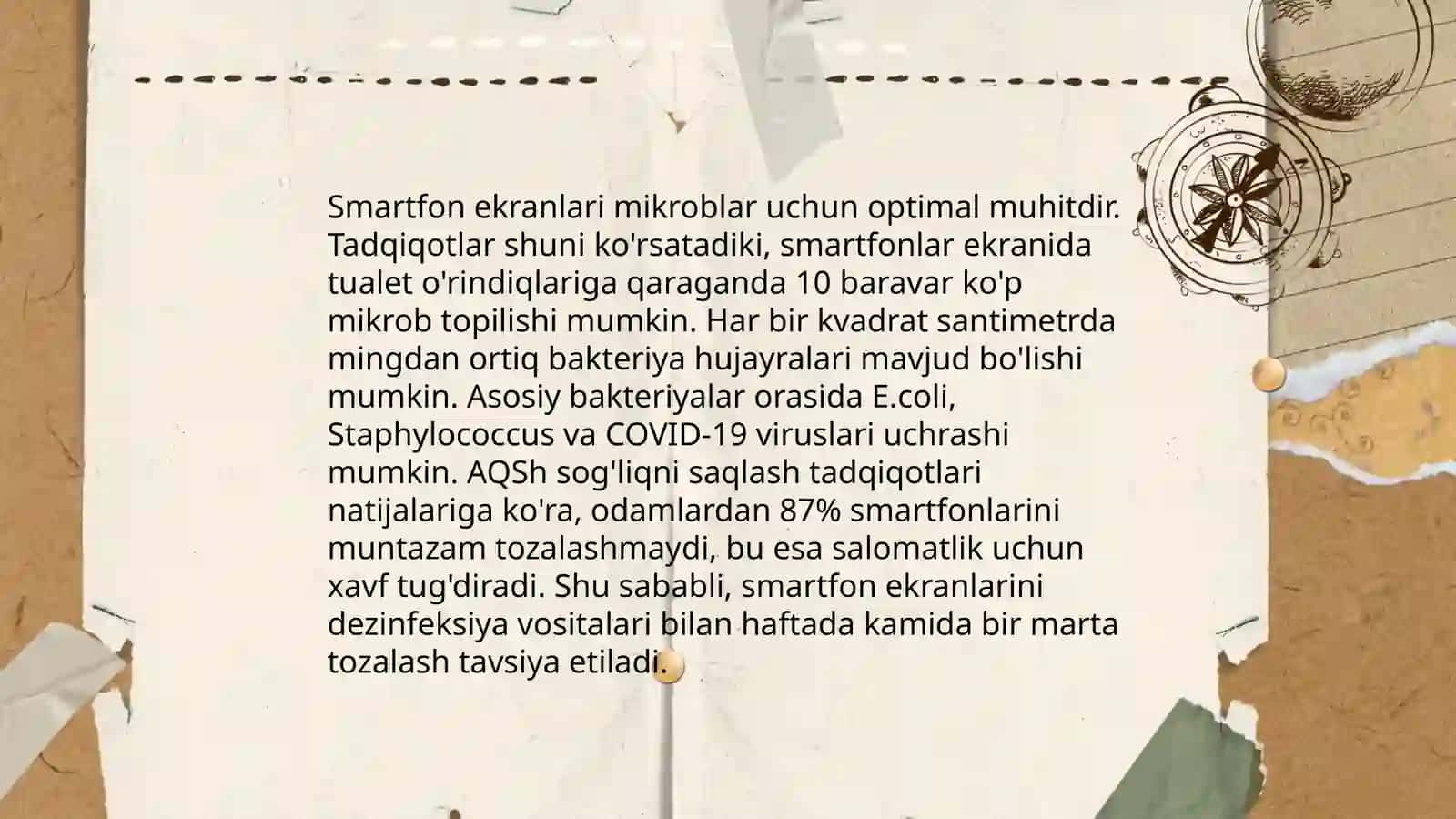 Kompyuter va telefonlarning bakterial kontaminatsiyasi 4