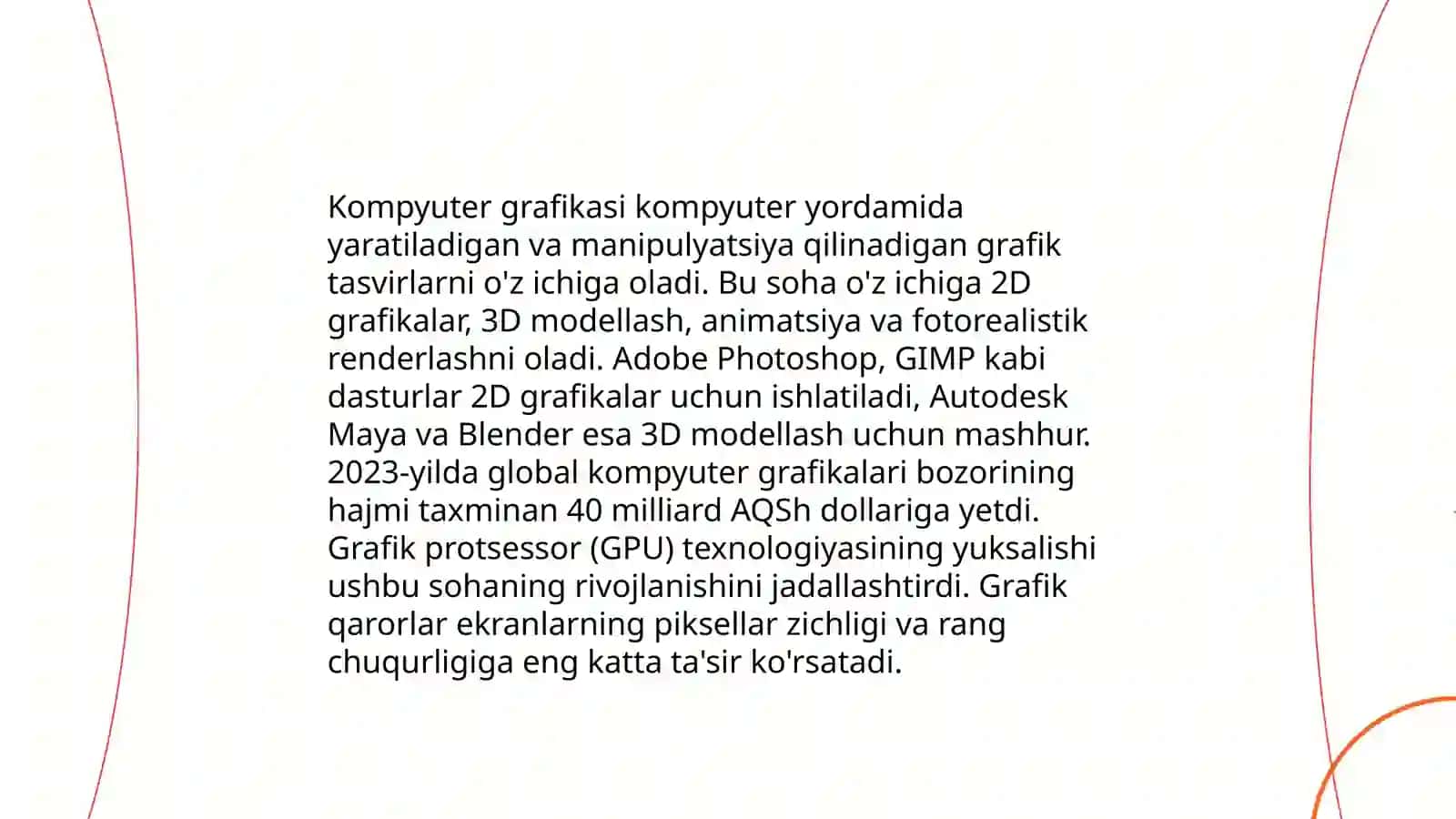 3D modellashtirish asoslari 4