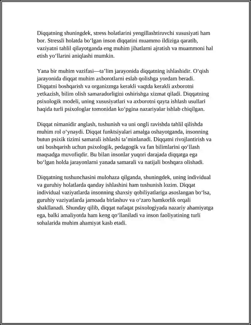 DIQQAT TURLARI VA UNING XUSUSIYATLARI 4
