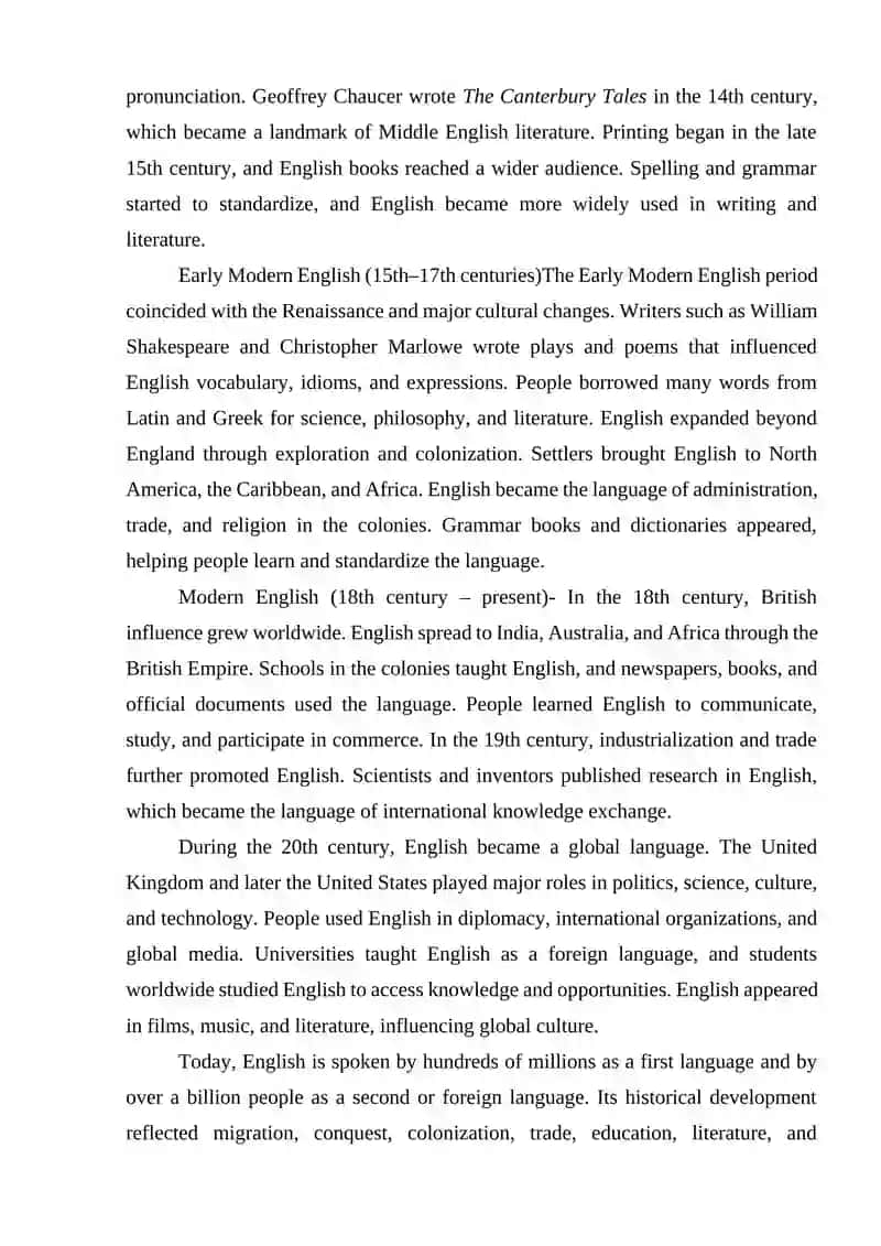 The Role of English asa global Language, past simple tense 4