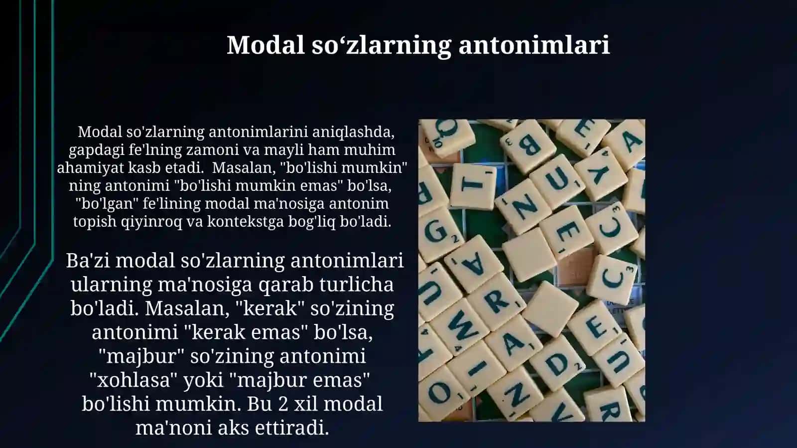 Modal so'zlar va fe'llar 4