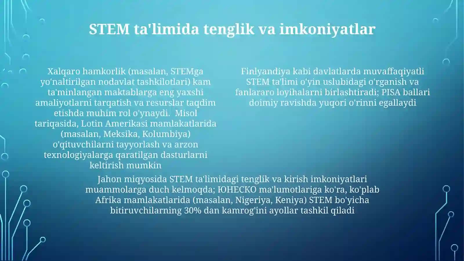Boshlang'ichsinflarda STEAM texnologiyasi asosida xorijiy davlatlar tajribasi 4
