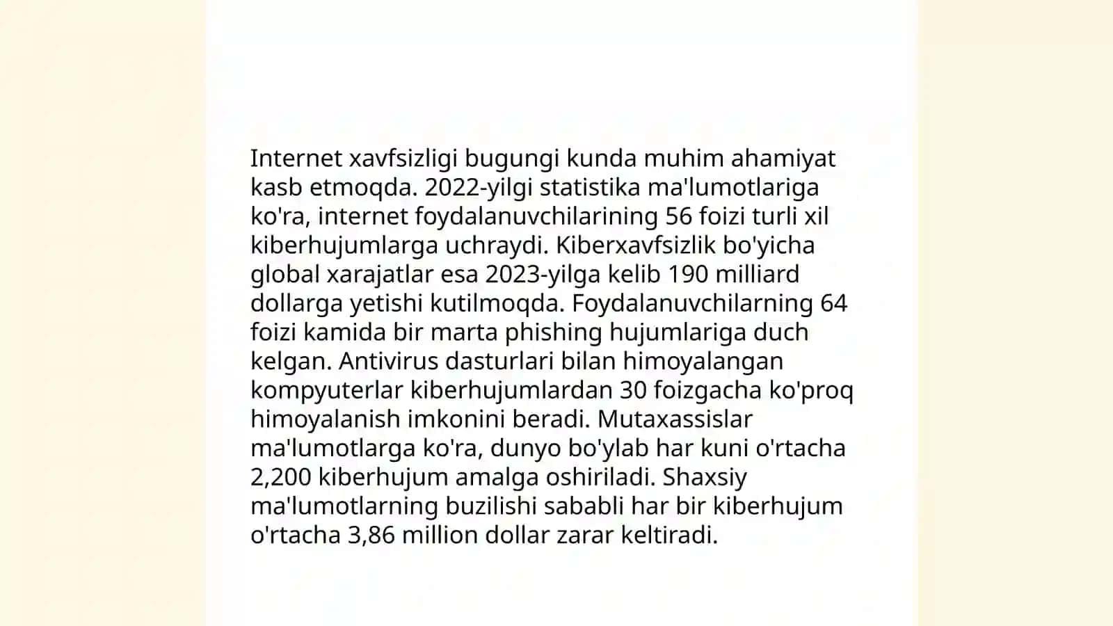 Kiberterrorizm va undan himoyalanish 4
