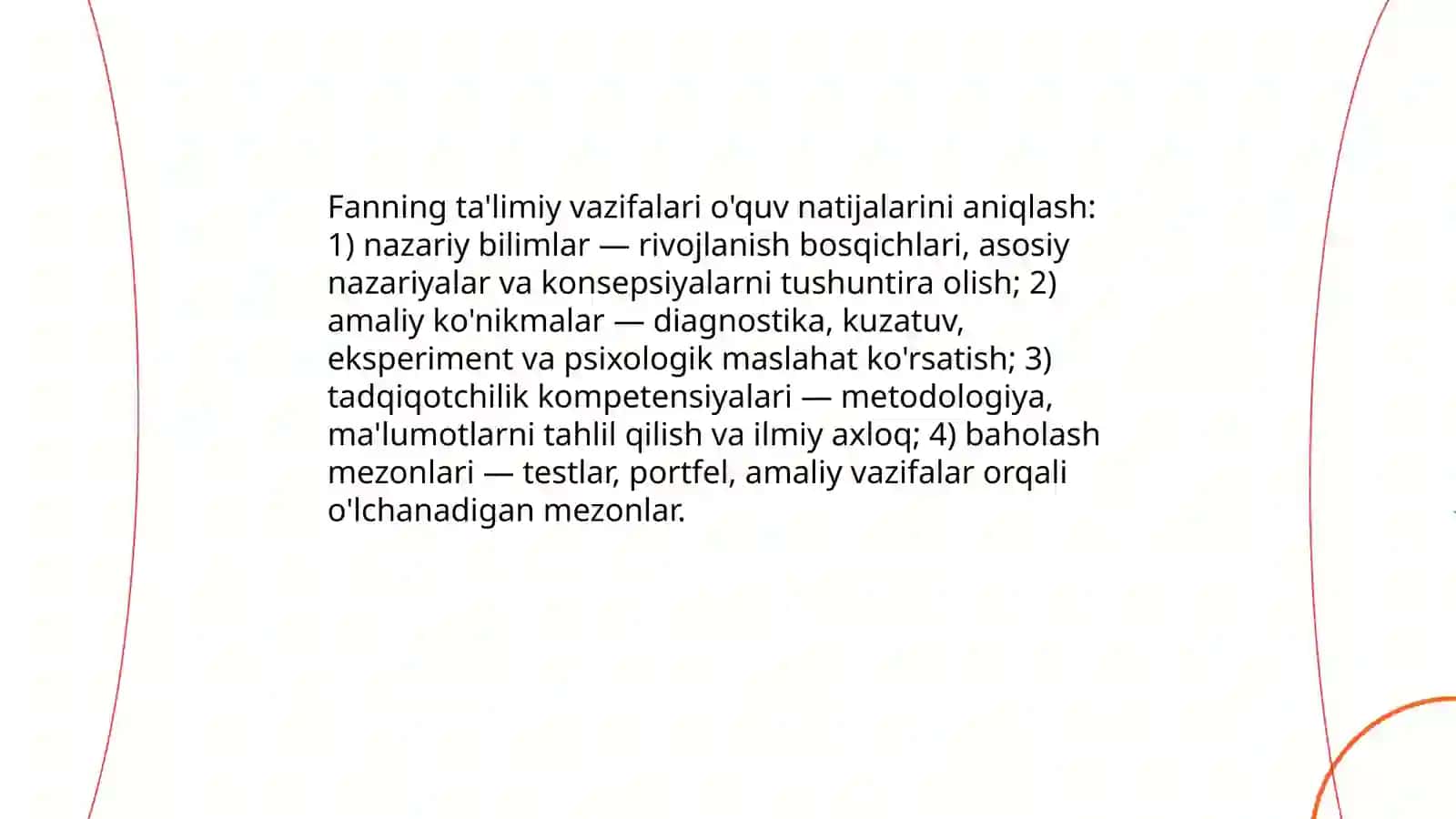 Rivojlanish psixologiyasi fanining maqsad va vazifalari 4