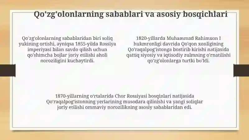 Qoraqalpoqlarning XIX asrdagi qoʻzgʻolonlari 4