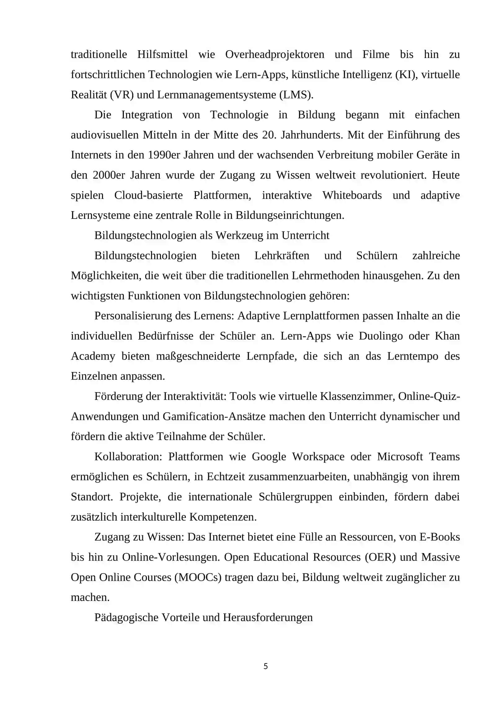 DIE BEDEUTUNG VON BILDUNGSTECHNOLOGIEN FÜR DIE ENTWICKLUNG SOZIOKULTURELLER KOMPETENZEN VON SCHÜLERN 4