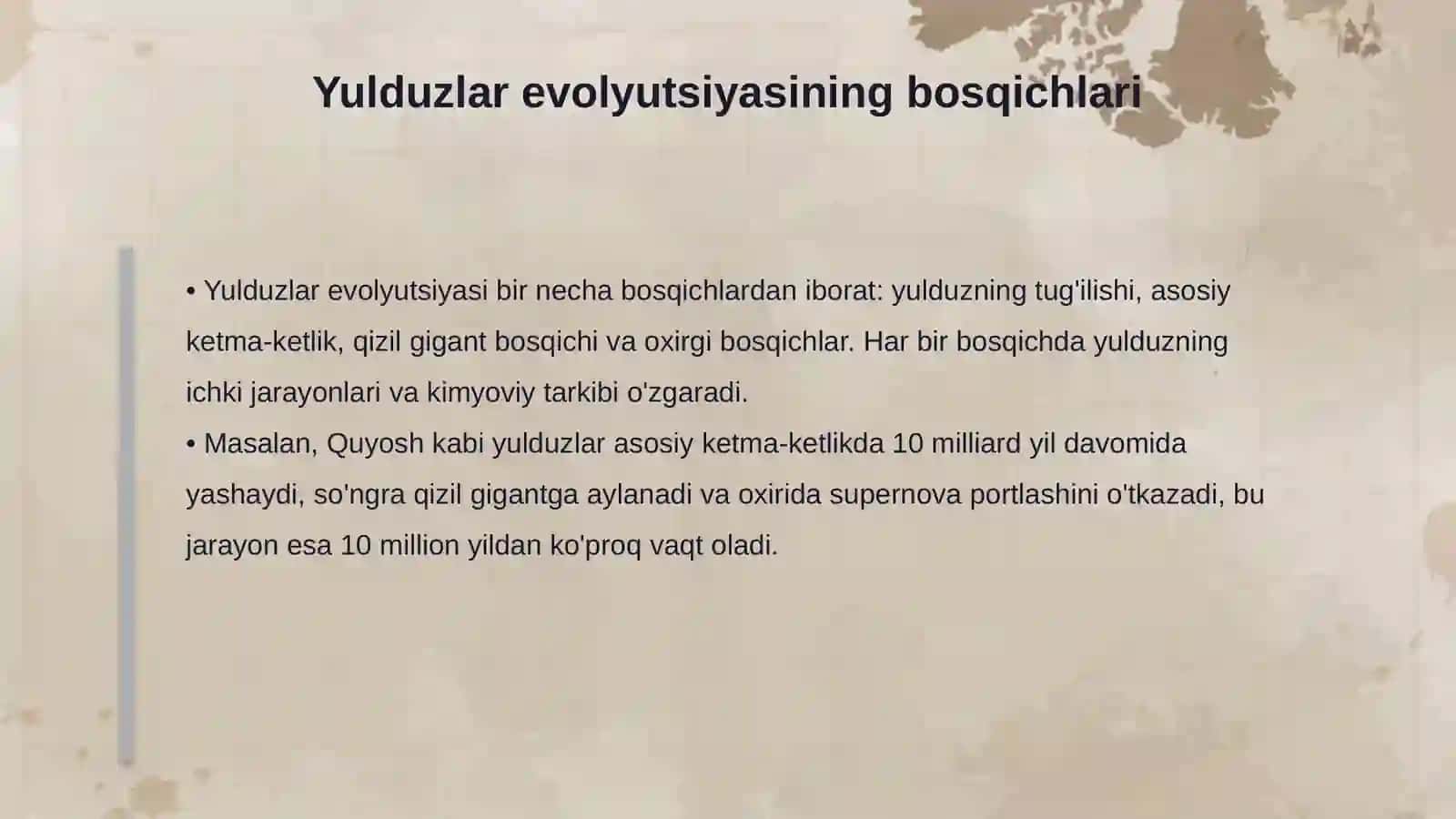 Yulduzlar evolyutsiyasi. Neytron yulduzlar va "qora o'ralar" 4