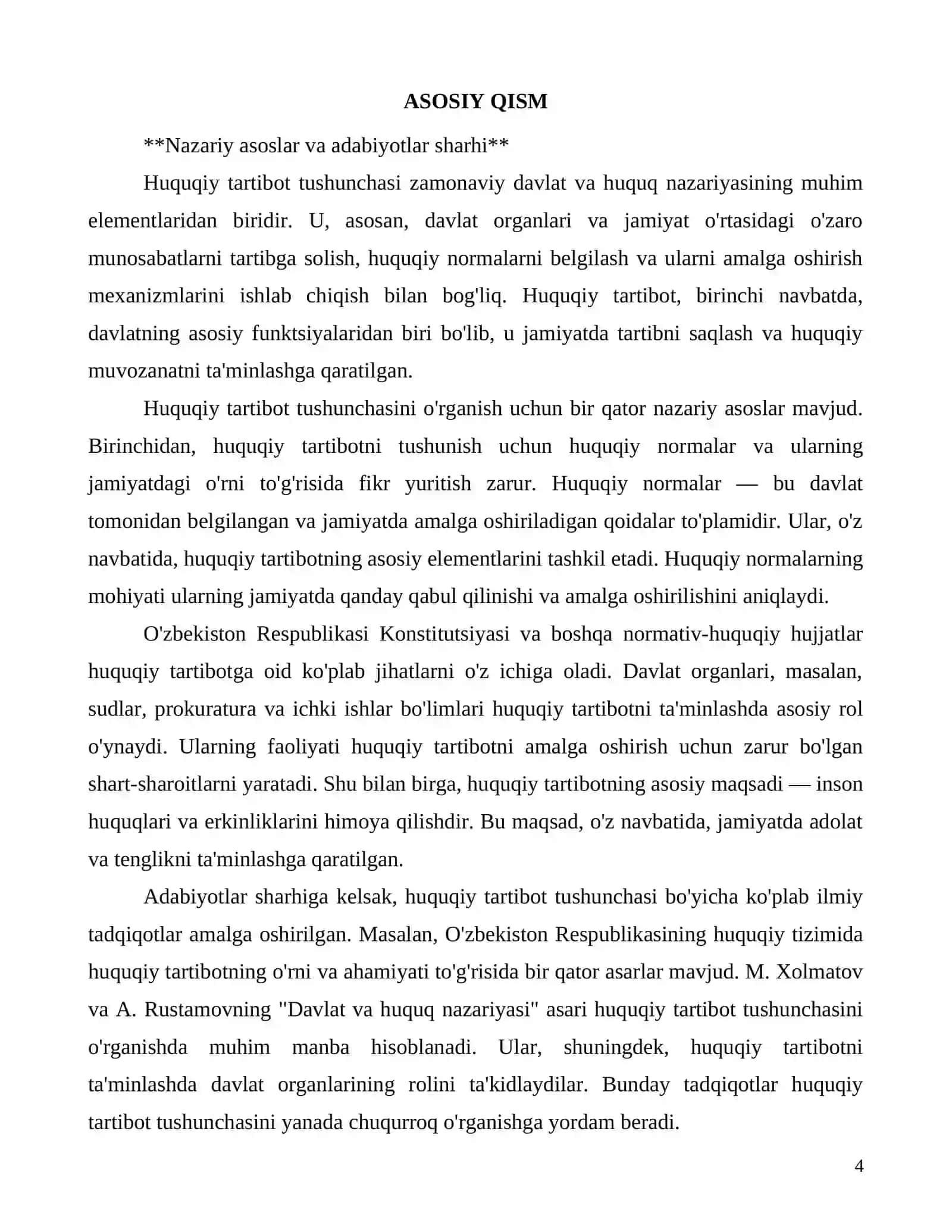 Huquqiy tartibot tushunchasi va uning obyektiv zarurati 4
