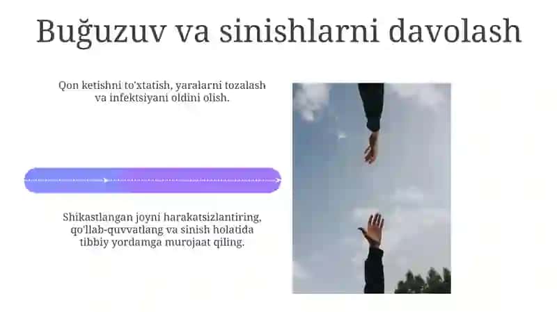 Umumiy Birinchi Yordam Amaliyotlari 4