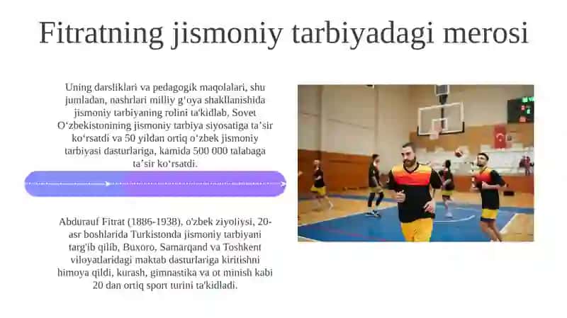 Abdurauf Fitratning jismoniy tarbiya toʻgʻrisidagi fikrlari 4
